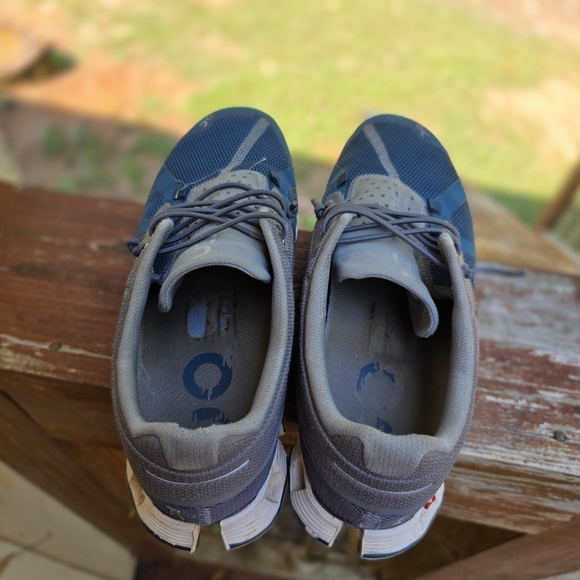 On Cloud Women's Athletic Shoes in Gray and Blue Size 6 - Picture 4 of 6
